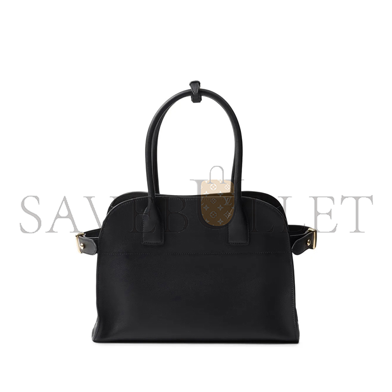 Pra*a medium leather tote bag 1bg517 (35*25*18cm)